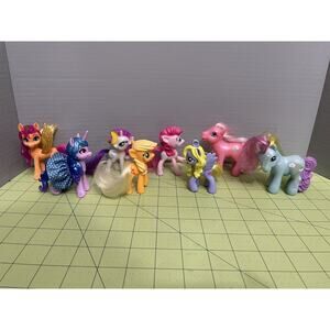 Hasbro My Little Pony Lot Of 8 Various Series/Years 2”-3”inches